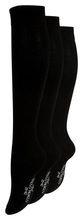 Paolo Renzo® Damen Baumwoll-Kniestrümpfe 3 oder 6 Paar - Größen 35/38 und 39/42